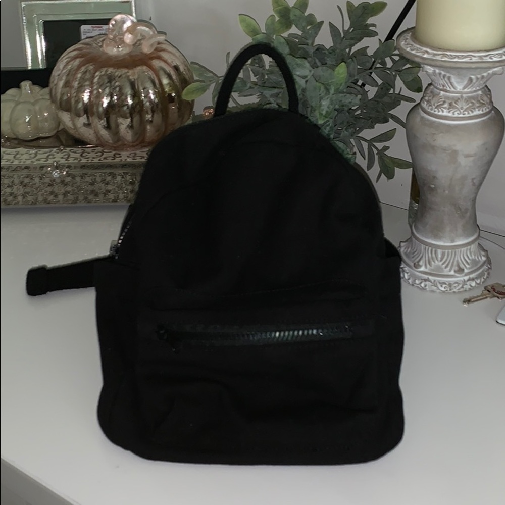 Brandy Melville Black Mini Backpack